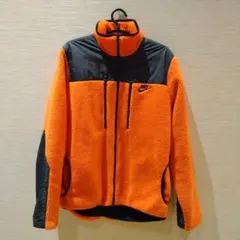 Nike フリース ジャンパー オレンジ・黒