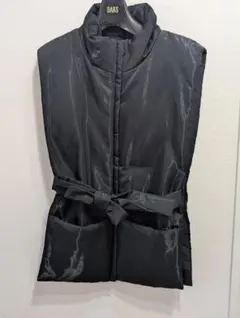 cos ダウンベスト ネイビー ウエストリボンのサムネイル