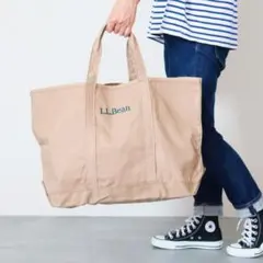 L.L.Bean エルエルビーン グローサリー トートバッグ アーモンドベージュ
