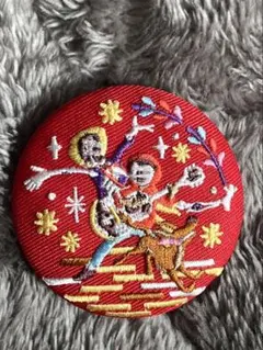 ディズニー刺繍缶バッチ2 リメンバーミー