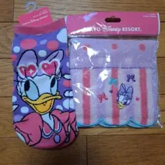 東京ディズニーリゾート デイジーダック ソックス ミニタオル
