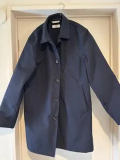 LASKA JOURNAL STANDARD ステンカラーコート ネイビー