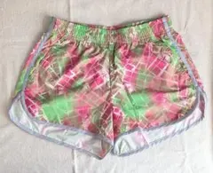 アシックス 幾何学模様 ショートパンツ レディースS