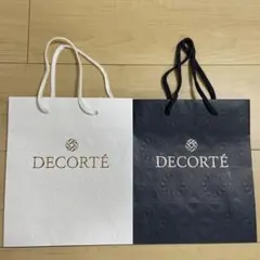 DECORTÉ ショップ袋 色違い2つセット