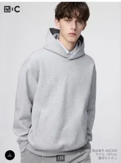 UNIQLO スウェットオーバーサイズプルパーカ