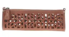 genten/ゲンテン レザー/牛革 カットワーク　筆箱ペンケース 軽くて丈夫