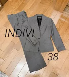 ❤️indivi　セットアップスーツ　パンツスーツ　就活　ビジネススーツ38