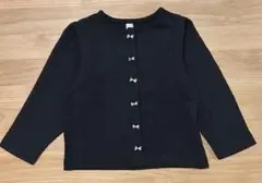 アプレレクール UVカット機能付き リボンボタンカーディガン