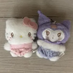 サンリオ ぬいぐるみボールチェーン３ キティ クロミ セット売り