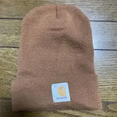 carhartt ブラウン ニット帽