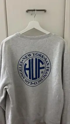 HUF スウェット トレーナー グレーのサムネイル