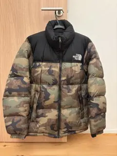 【激美品】 THE NORTH FACE ヌプシ ダウンジャケット 迷彩 S