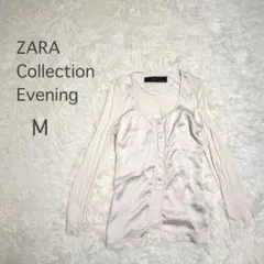 ZARA Collection Evening とろみ素材 ロングスリーブ
