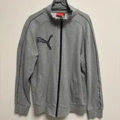 Puma グレー ジップアップジャージ 古着