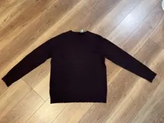 DRESSTERRIOR 長袖セーター ダークレッド グレーのサムネイル