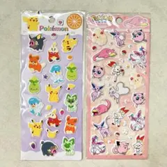 ポケモン　シール　かわいい　プレゼント　子供　2個セット