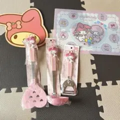 マイメロディ キッチン用品 調理器具 トング ウィンナーカッター しゃもじ 希少 マイメロディ キッチン用品 調理器具 トング ウィンナーカッター