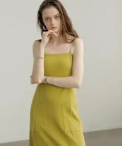 ミエリインヴァリアント ワンピース Sunset Mood Dress ライムのサムネイル