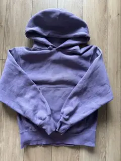 ジーユー　GU ヘビーウェイトスウェットパーカ パープル　XSサイズ