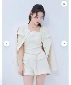 YLON TWINKLE TWEED ROMPERS