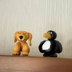 daisuke kondo カプセルトイ フィギュア 犬と鳥 2体セット