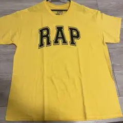 RIZE JESSE RAPＴシャツ XLサイズ レア 良品 RIZE Jesse着用 Rap Tシャツ Gapロゴオマージュ イエロー