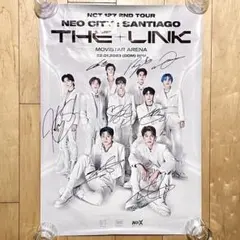 NCT127 直筆サイン入り 大判ポスター THE+LINK SANTIAGO