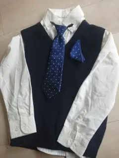 キッズ フォーマルシャツセット 130cm　男児