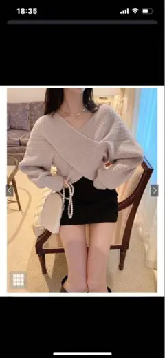 カシュクール ニット