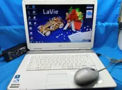 動作品 NEC ノートPC LaVie PC-LL350 初期化済み ホワイトのサムネイル