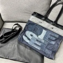 DIESELディーゼル デニム トートバッグ2way C196