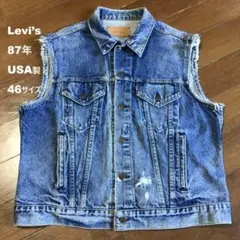60s ヴィンテージ]70505 Big E 40 デニムベスト - メルカリ