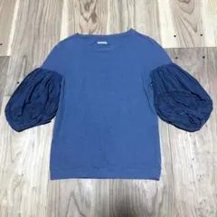 ■キャピタル KAPITAL *コットン天竺ブッファンTシャツ*1カットソー綿プルオーバーギャザーパフ袖レディース0419【02K81】 KAPITAL (キャピタル) 20⁄-天竺 クルーT（CATPITALpt） s.t.c｜お客様