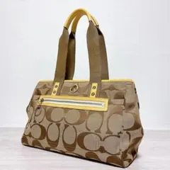 ✨美品✨Coach コーチ トートバッグ シグネチャー キャンバス y2k