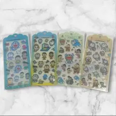 新品ドラえもん ドロップジェリーシール　4点セット