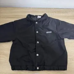 petit main ブラックキルティングジャケット 90cm