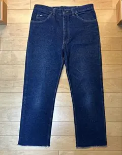 OLD古着 Lee®︎ カットオフ ストレートデニムパンツ［35㌅］