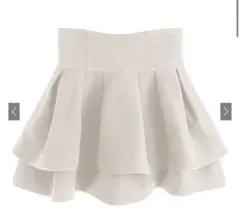 GRL フリージア インパン裏地付きフレアミニスカート[gm772]