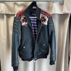 DIESEL ネイティブ柄 ウエスタンヨーク 袖革スタジャンのサムネイル