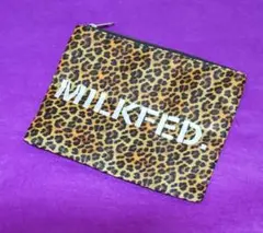 ミルクフェド　MILKFED.　レオパード　ポーチ