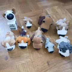 [まとめ売り] 犬のぬいぐるみセット
