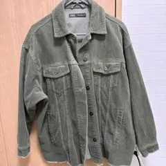 ZARA オリーブグリーン コーデュロイジャケット Sサイズ