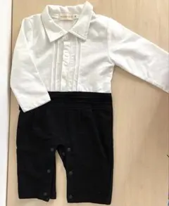 タキシード風 ロンパース 80㎝