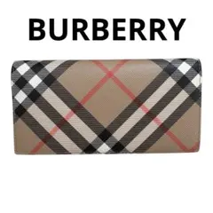 【極美品】BURBERRY（バーバリー） 長財布