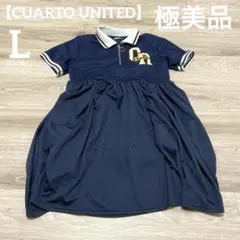 【極美品✨】クアルトユナイテッド　レディース　ゴルフウェア　ワンピース　ネイビー