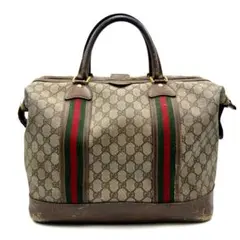 グッチ GUCCI オールドグッチ ボストンバッグ 鞄 シェリー GG