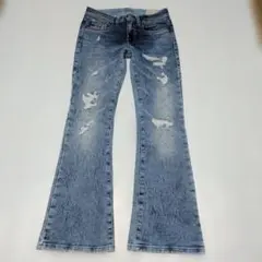 130★ディーゼルキッズ★ダメージ加工！ブーツカットストレッチデニムパンツ★8Y