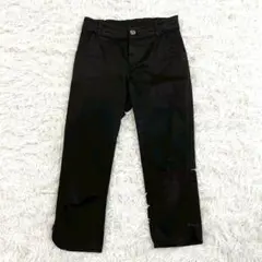 Rew de Rew ルーデルー パンツ M ブラック ストレッチ 女性らしい