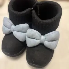 子供用　リボン付きスノーブーツ　16cm