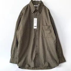 UNIQLO U ツイルオーバーサイズシャツ　チェックシャツ　クリストフルメール